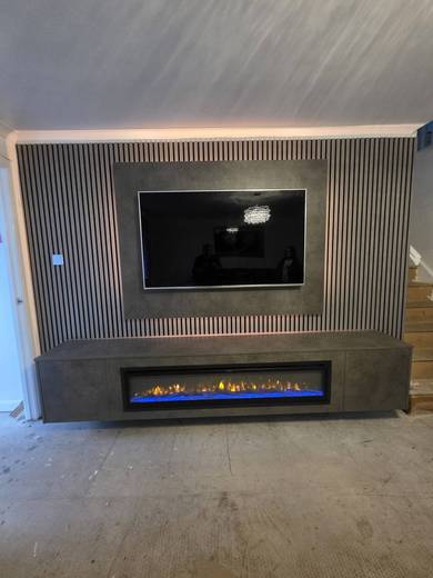 Bespoke media wall installation in Dalry by MPS Media Walls