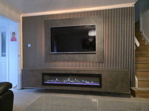 Bespoke media wall installation in Dalry by MPS Media Walls