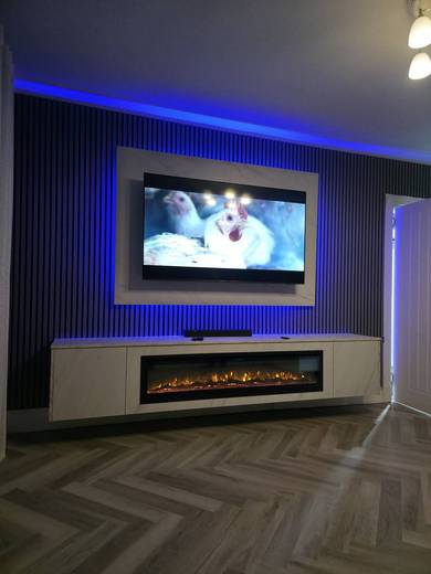 Bespoke media wall installation in Edinburgh by MPS Media Walls