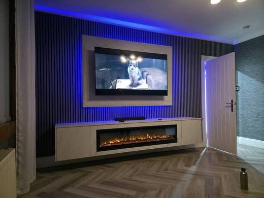 Bespoke media wall installation in Edinburgh by MPS Media Walls