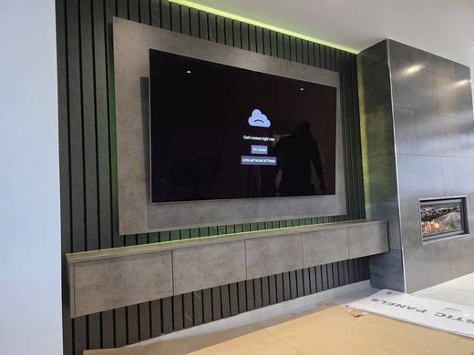 Media wall installation in Falkirk