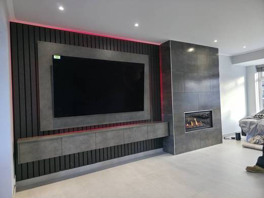 Bespoke media wall installation in Falkirk by MPS Media Walls