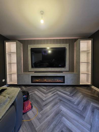 Media wall installation in Fife