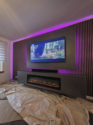 Bespoke media wall installation in Grangemouth by MPS Media Walls