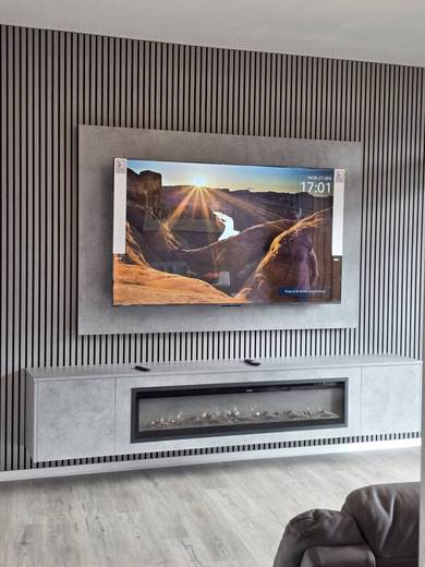 Bespoke media wall installation in Harthill by MPS Media Walls