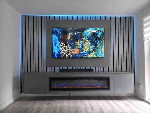 Bespoke media wall installation in North Lanarkshire by MPS Media Walls
