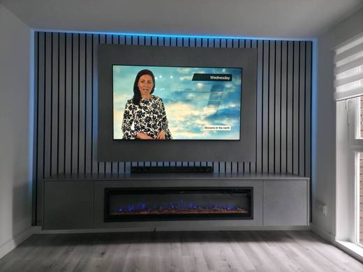 Bespoke media wall installation in North Lanarkshire by MPS Media Walls