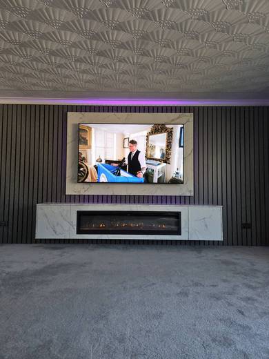Media wall installation in Paisley