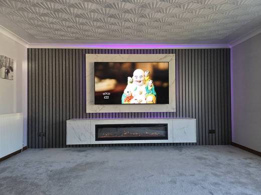 Bespoke media wall installation in Paisley by MPS Media Walls