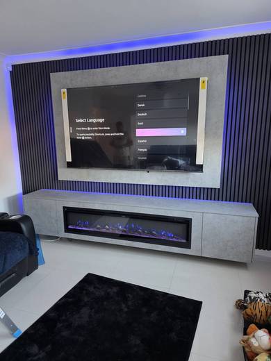 Bespoke media wall installation in Paisley by MPS Media Walls